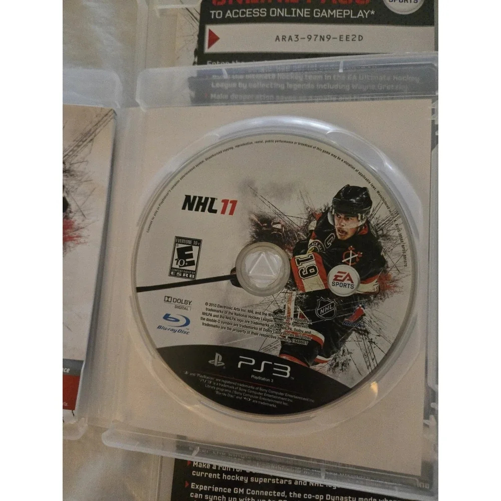 NHL 10, 11, 12 & 14 Sony PlayStation 3, 2010 - 2013 PS3 Games EA Sports